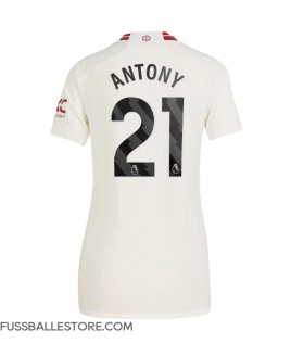 Günstige Manchester United Antony #21 3rd trikot Damen 2023-24 Kurzarm